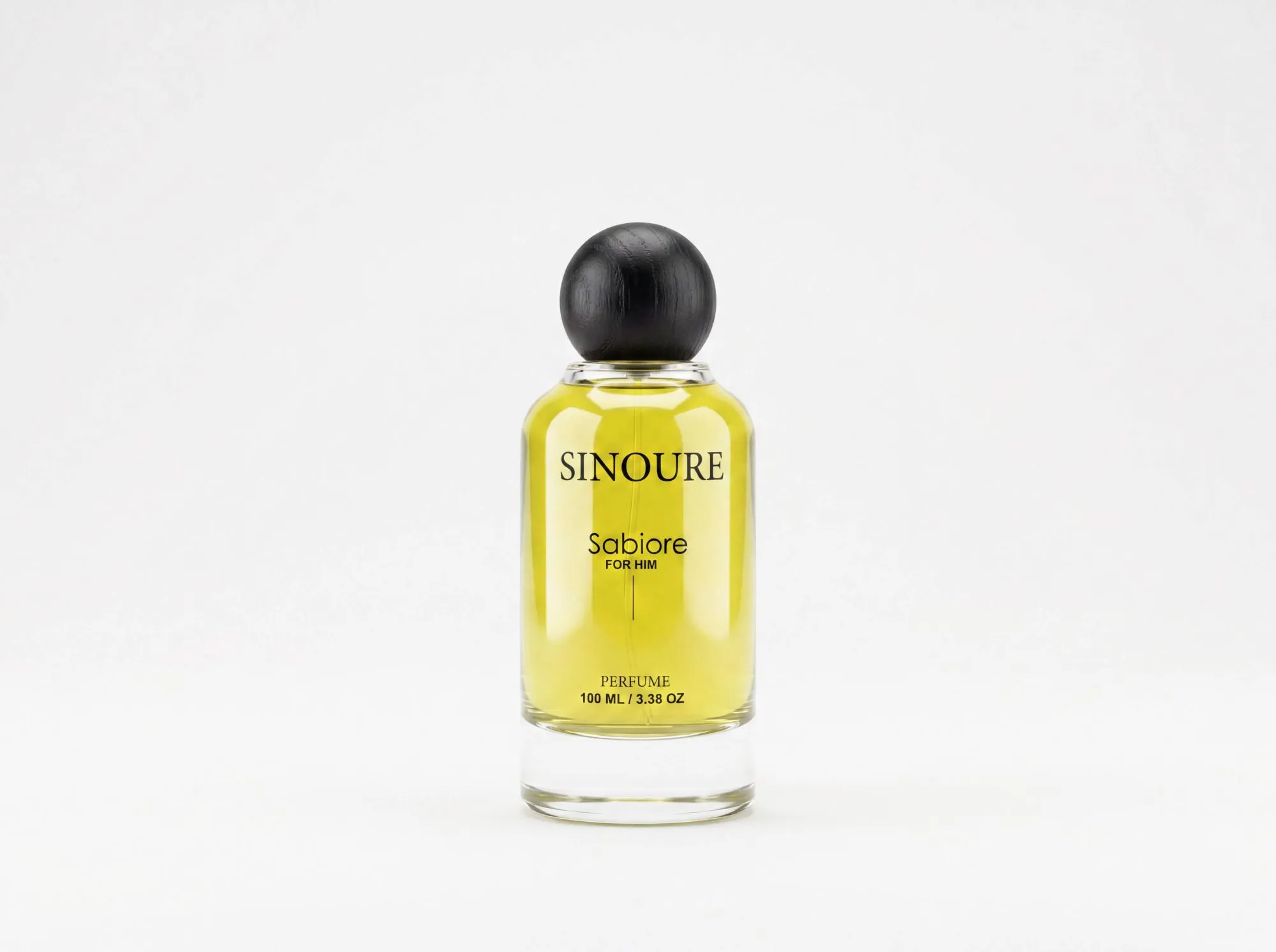 SINOURE Sabiore For Him perfume bottle on white background