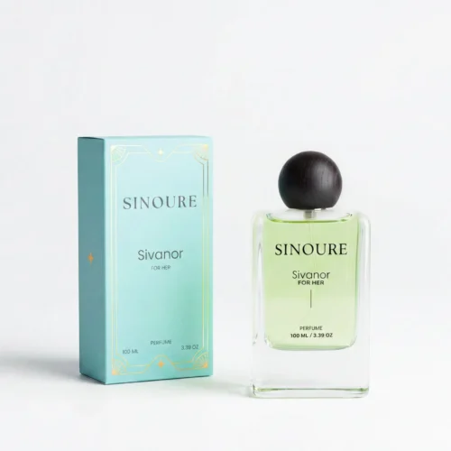Sinoure Sivanor For Her perfume with packaging box on white background